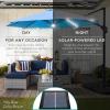 imageBest Choice Products 10ft Solar LED Cantilever Patio Umbrella 360Degree Rotation Hanging Offset Market Outdoor Sun Shade for Backyard Deck Poolside wLights Easy Tilt Cross BaseLavender
