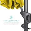 imageBest Choice Products 10ft Solar LED Cantilever Patio Umbrella 360Degree Rotation Hanging Offset Market Outdoor Sun Shade for Backyard Deck Poolside wLights Easy Tilt Cross BaseYellow