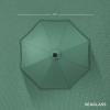 imageBest Choice Products 10ft Solar Polyester LED Lighted Patio Umbrella wTilt Adjustment and UVResistant Fabric  TanSeaglass