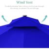 imageBest Choice Products 10x10ft Cantilever Patio Umbrella wBase Included Solar LED Lights 360 Rotation Large Offset Hanging Outdoor Shade for Deck Pool Backyard wStand  BurgundyResort Blue