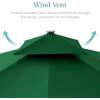 imageBest Choice Products 10x10ft Cantilever Patio Umbrella wBase Included Solar LED Lights 360 Rotation Large Offset Hanging Outdoor Shade for Deck Pool Backyard wStand  BurgundyGreen