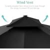 imageBest Choice Products 10x10ft Cantilever Patio Umbrella wBase Included Solar LED Lights 360 Rotation Large Offset Hanging Outdoor Shade for Deck Pool Backyard wStand  BurgundyBlack