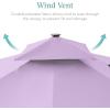 imageBest Choice Products 10x10ft Cantilever Patio Umbrella wBase Included Solar LED Lights 360 Rotation Large Offset Hanging Outdoor Shade for Deck Pool Backyard wStand  BurgundyLavender