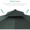 imageBest Choice Products 10x10ft Cantilever Patio Umbrella wBase Included Solar LED Lights 360 Rotation Large Offset Hanging Outdoor Shade for Deck Pool Backyard wStand  BurgundySlate