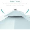 imageBest Choice Products 10x10ft Cantilever Patio Umbrella wBase Included Solar LED Lights 360 Rotation Large Offset Hanging Outdoor Shade for Deck Pool Backyard wStand  BurgundyBaby Blue