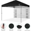 imageBest Choice Products 10x10ft Easy Pop Up Canopy wSide Wall 10 Pockets Portable Carrying Case 1Button Setup 4 Weight Bags  SandBlack