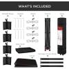 imageBest Choice Products 10x10ft Easy Pop Up Canopy wSide Wall 10 Pockets Portable Carrying Case 1Button Setup 4 Weight Bags  SandBlack