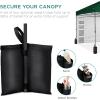 imageBest Choice Products 10x10ft Easy Pop Up Canopy wSide Wall 10 Pockets Portable Carrying Case 1Button Setup 4 Weight Bags  SandForest Green