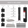 imageBest Choice Products 10x10ft Easy Pop Up Canopy wSide Wall 10 Pockets Portable Carrying Case 1Button Setup 4 Weight Bags  SandLight Gray
