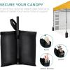 imageBest Choice Products 10x10ft Easy Pop Up Canopy wSide Wall 10 Pockets Portable Carrying Case 1Button Setup 4 Weight Bags  SandMarigold