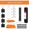 imageBest Choice Products 10x10ft Easy Pop Up Canopy wSide Wall 10 Pockets Portable Carrying Case 1Button Setup 4 Weight Bags  SandOrange