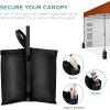 imageBest Choice Products 10x10ft Easy Pop Up Canopy wSide Wall 10 Pockets Portable Carrying Case 1Button Setup 4 Weight Bags  SandRust