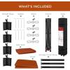 imageBest Choice Products 10x10ft Easy Pop Up Canopy wSide Wall 10 Pockets Portable Carrying Case 1Button Setup 4 Weight Bags  SandRust