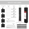 imageBest Choice Products 10x10ft Easy Pop Up Canopy wSide Wall 10 Pockets Portable Carrying Case 1Button Setup 4 Weight Bags  SandWhite