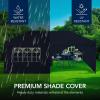 imageBest Choice Products 10x20 Party Tent Heavy Duty Waterproof Large Outdoor Event Easy Pop Up Canopy Shelter wSidewalls 1Button Setup Wheeled Case Weight Bags  WhiteNavy Blue