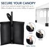 imageBest Choice Products 10x20 Party Tent Heavy Duty Waterproof Large Outdoor Event Easy Pop Up Canopy Shelter wSidewalls 1Button Setup Wheeled Case Weight Bags  WhiteWhite