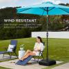 imageBest Choice Products 123lb Capacity Fillable Mobile Umbrella Base Heavy Duty Market Stand for Patio Deck Poolside w 4 Wheels 2 Locks 2 Knobs WindResistant Design  BlackBlack