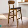 imageBest Choice Products Bar Stool Set of 2 Modern Farmhouse Counter Height Stools wArmless Upholstered Cushioned Seat Wooden Curved Backrest  WalnutCreamWalnutCharcoal