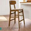 imageBest Choice Products Bar Stool Set of 2 Modern Farmhouse Counter Height Stools wArmless Upholstered Cushioned Seat Wooden Curved Backrest  WalnutCreamWalnutCream
