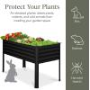 imageBest Choice Products 48x24x30in Galvanized Raised Garden Bed Metal Elevated Planter Box Vegetable Garden for Backyard Patio Balcony  Dark GreenBlack