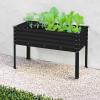 imageBest Choice Products 48x24x30in Galvanized Raised Garden Bed Metal Elevated Planter Box Vegetable Garden for Backyard Patio Balcony  Dark GreenBlack