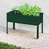 imageBest Choice Products 48x24x30in Galvanized Raised Garden Bed Metal Elevated Planter Box Vegetable Garden for Backyard Patio Balcony  Dark GreenDark Green