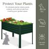 imageBest Choice Products 48x24x30in Galvanized Raised Garden Bed Metal Elevated Planter Box Vegetable Garden for Backyard Patio Balcony  Dark GreenDark Green