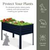 imageBest Choice Products 48x24x30in Galvanized Raised Garden Bed Metal Elevated Planter Box Vegetable Garden for Backyard Patio Balcony  Dark GreenNavy Blue