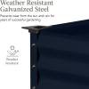 imageBest Choice Products 48x24x30in Galvanized Raised Garden Bed Metal Elevated Planter Box Vegetable Garden for Backyard Patio Balcony  Dark GreenNavy Blue