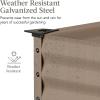 imageBest Choice Products 48x24x30in Galvanized Raised Garden Bed Metal Elevated Planter Box Vegetable Garden for Backyard Patio Balcony  Dark GreenTaupe