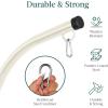 imageBest Choice Products Metal Hanging Hammock CStand for ChairWeatherResistant Finish Offset Base  Stand Only  BlackBeige