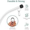 imageBest Choice Products Metal Hanging Hammock CStand for ChairWeatherResistant Finish Offset Base  Stand Only  BlackWhite