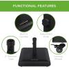 imageBest Choice Products 81Pound Heavy Duty Square Concrete Rolling Outdoor Patio Umbrella Base Stand wLocking Wheels Handles
