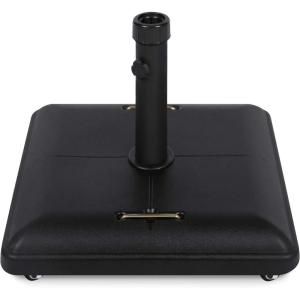 imageBest Choice Products 81Pound Heavy Duty Square Concrete Rolling Outdoor Patio Umbrella Base Stand wLocking Wheels Handles