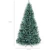 imageBest Choice Products Artificial Frosted Christmas Tree 6ft Premium PreLit Realistic Spruce Holiday Dcor wDense Branches Metal Base  Blue SpruceBlue Spruce
