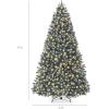 imageBest Choice Products Artificial Frosted Christmas Tree 6ft Premium PreLit Realistic Spruce Holiday Dcor wDense Branches Metal Base  Blue SpruceBlue Spruce  Frosted