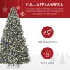imageBest Choice Products Artificial Frosted Christmas Tree 6ft Premium PreLit Realistic Spruce Holiday Dcor wDense Branches Metal Base  Blue SpruceBlue Spruce  Frosted