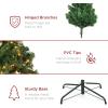 imageBest Choice Products Artificial Frosted Christmas Tree 6ft Premium PreLit Realistic Spruce Holiday Dcor wDense Branches Metal Base  Blue SpruceGreen Spruce