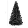 imageBest Choice Products Artificial Frosted Christmas Tree 6ft Premium Unlit Realistic Spruce Holiday Dcor wDense Branches Metal Base  Blue SpruceBlack Spruce