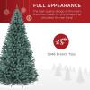 imageBest Choice Products Artificial Frosted Christmas Tree 6ft Premium Unlit Realistic Spruce Holiday Dcor wDense Branches Metal Base  Blue SpruceBlue Spruce