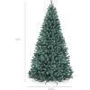 imageBest Choice Products Artificial Frosted Christmas Tree 6ft Premium Unlit Realistic Spruce Holiday Dcor wDense Branches Metal Base  Blue SpruceBlue Spruce