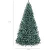 imageBest Choice Products Artificial Frosted Christmas Tree 6ft Premium Unlit Realistic Spruce Holiday Dcor wDense Branches Metal Base  Blue SpruceBlue Spruce