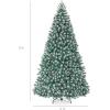 imageBest Choice Products Artificial Frosted Christmas Tree 6ft Premium Unlit Realistic Spruce Holiday Dcor wDense Branches Metal Base  Blue SpruceFrosted Blue Spruce