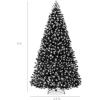 imageBest Choice Products Artificial Frosted Christmas Tree 6ft Premium Unlit Realistic Spruce Holiday Dcor wDense Branches Metal Base  Blue SpruceFrosted Black Spruce
