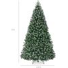 imageBest Choice Products Artificial Frosted Christmas Tree 6ft Premium Unlit Realistic Spruce Holiday Dcor wDense Branches Metal Base  Blue SpruceFrosted Green Spruce