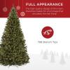 imageBest Choice Products Artificial Frosted Christmas Tree 6ft Premium Unlit Realistic Spruce Holiday Dcor wDense Branches Metal Base  Blue SpruceGreen Spruce