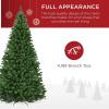 imageBest Choice Products Artificial Frosted Christmas Tree 6ft Premium Unlit Realistic Spruce Holiday Dcor wDense Branches Metal Base  Blue SpruceGreen Spruce