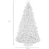 imageBest Choice Products Artificial Frosted Christmas Tree 6ft Premium Unlit Realistic Spruce Holiday Dcor wDense Branches Metal Base  Blue SpruceWhite Spruce