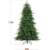 imageBest Choice Products Full Aspen Christmas Tree 6ft Prelit Realistic Noble Fir w 450 Glowing Micro LED Lights 2in1 White ampamp MulticolorGreen
