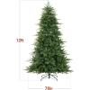 imageBest Choice Products Full Aspen Christmas Tree 6ft Prelit Realistic Noble Fir w 450 Glowing Micro LED Lights 2in1 White ampamp MulticolorGreen